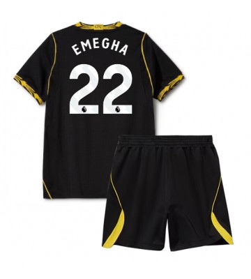 Chelsea Emmanuel Emegha #22 Udebanetrøje Børn 2026-27 Kortærmet (+ Korte bukser)